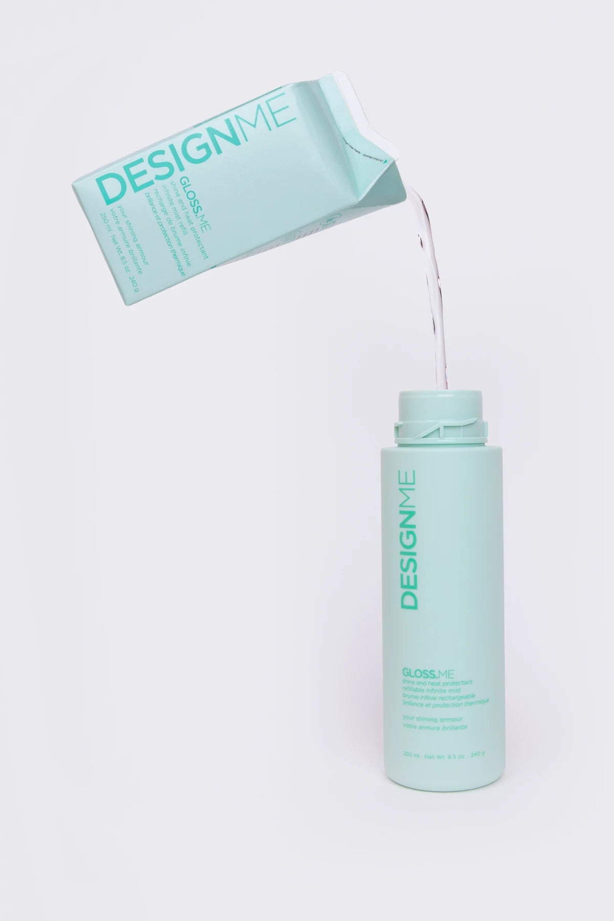 Gloss Me Shine and Heat Protectant